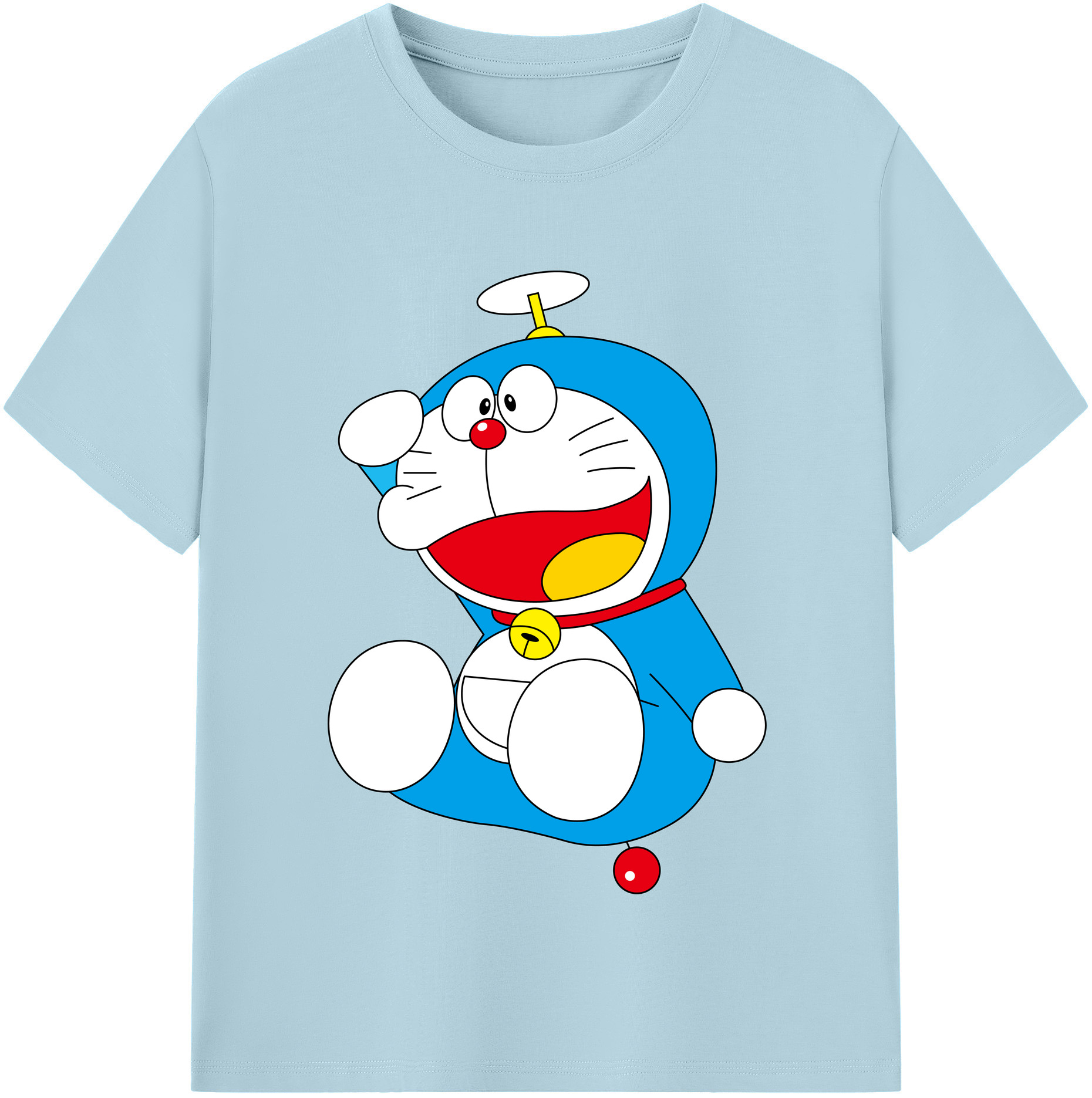 （画像用） ドラえもん Doraemon 綿100％半袖Tシャツ（フロントプリント）